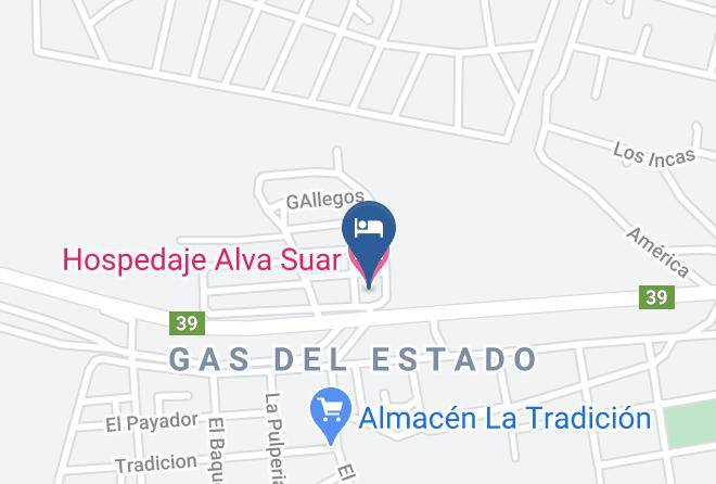 Escalante - Hospedaje Alva Suar Maps