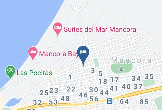 Talara - Hospedaje Atlantis Mancora Maps