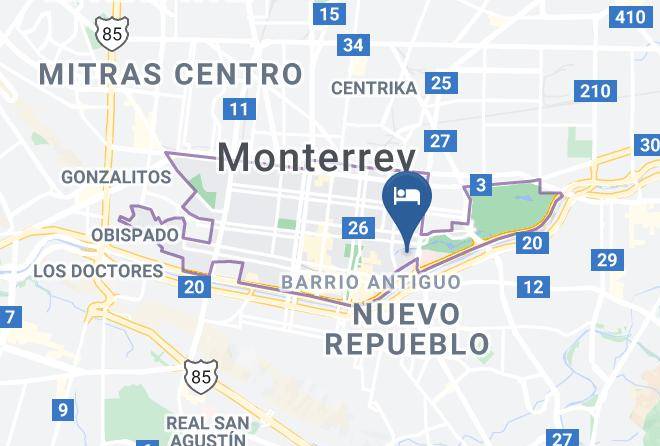 Monterrey - Hospedaje Barrio Antiguo Maps