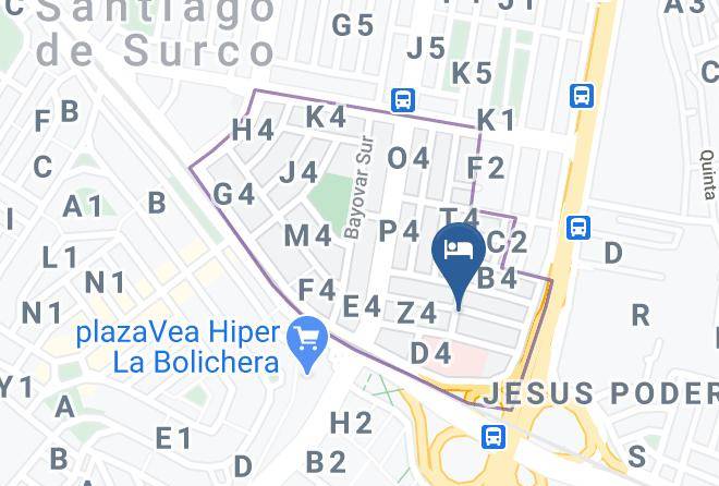Santiago De Surco - Hospedaje Benavides Maps