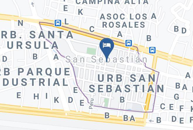 San Sebastian - Hospedaje Bolivar I Maps