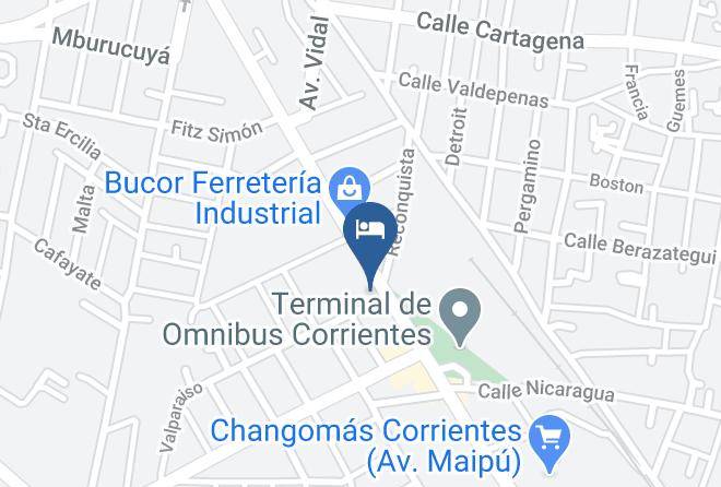 Corrientes - Hospedaje Brasil Maps
