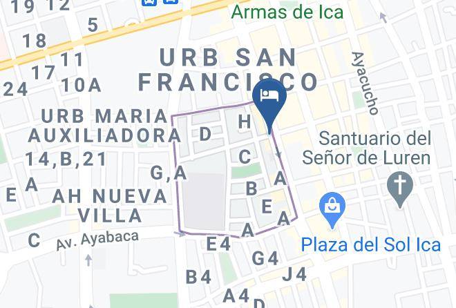 Ica - Hospedaje Buena Vista Maps