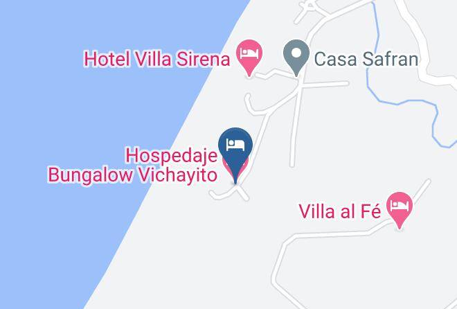 Talara - Hospedaje Bungalow Vichayito Maps