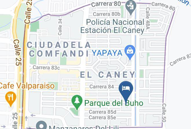 Cali - Hotel Caney Ayenda Descanso Y Tradicion Maps