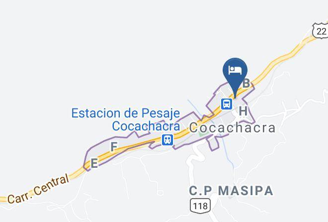 Huarochiri - Hospedaje Cocachacra Wasi Maps