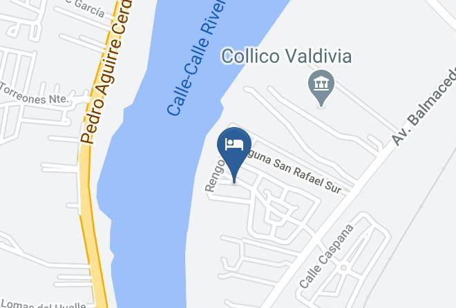 Valdivia Province - Hospedaje Collico Maps
