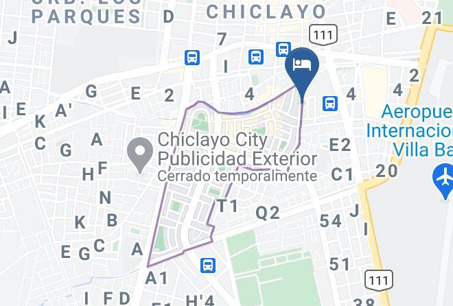 Chiclayo - Hospedaje Concordia Maps