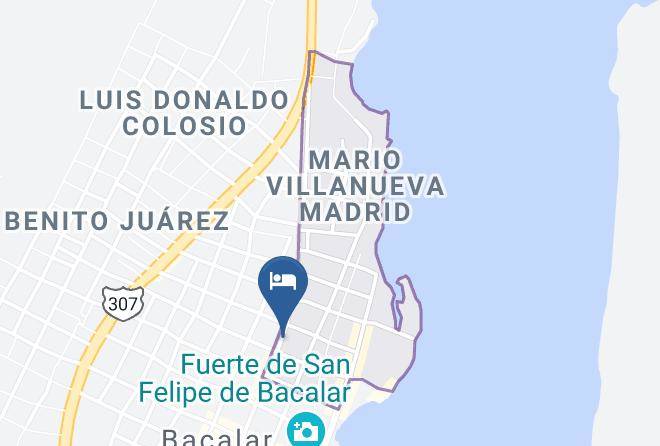 Bacalar - Hospedaje Consuelo Maps