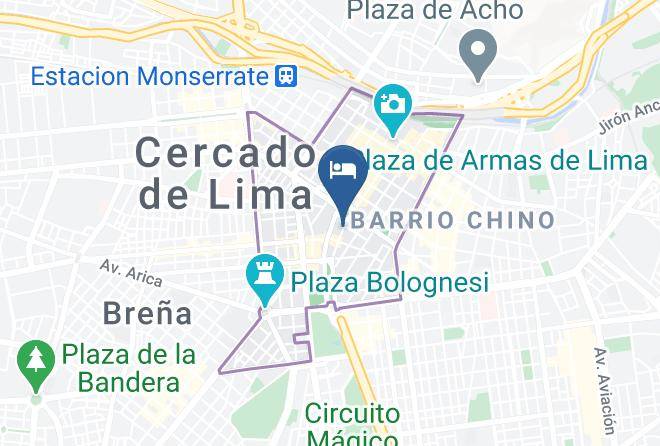 Lima - Hospedaje Copacabana Maps