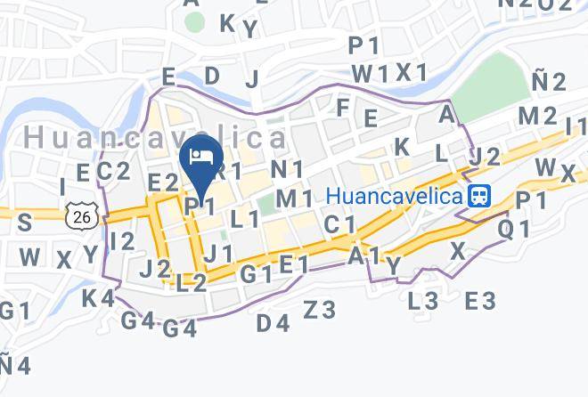 Huancavelica - Hospedaje Corona Huancavelica Maps