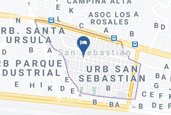 San Sebastian - Hospedaje Criss Maps