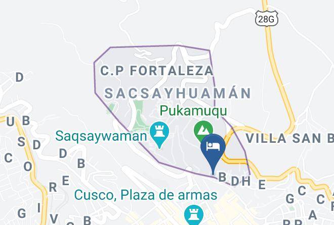 Cusco - Hospedaje Cristo Blanco Maps