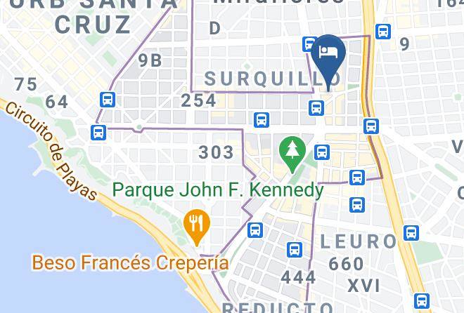 Miraflores - Hospedaje Dimar Inn Maps