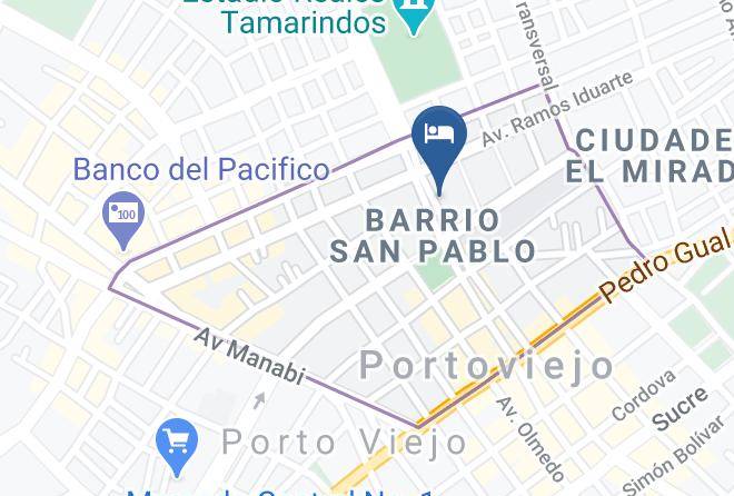 Portoviejo - Hospedaje Don Gregorio Maps