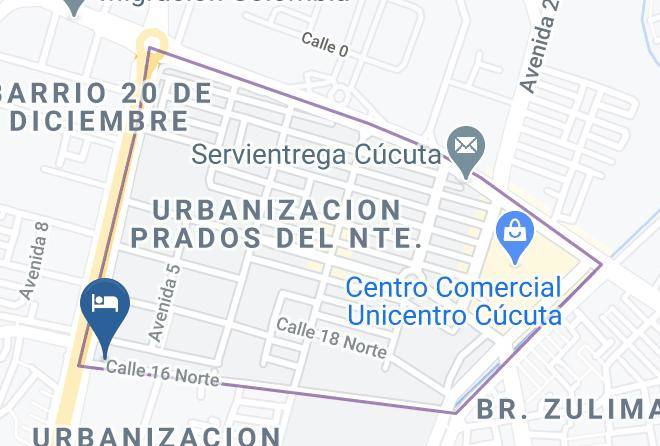 Cucuta - Hospedaje Don Mario Maps