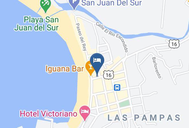 San Juan Del Sur - Hospedaje Don Wilfredo Maps