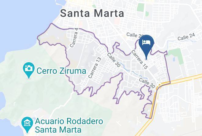 Santa Marta - Hospedaje Dona Ivon Maps