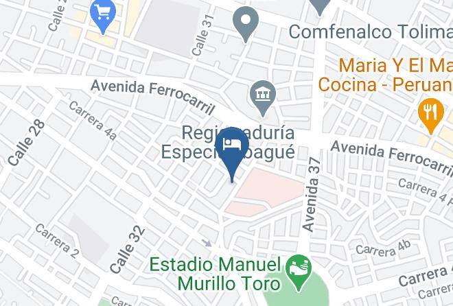 Ibague - Hospedaje Dos Pinos Maps
