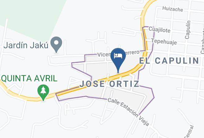 Yautepec - Hospedaje El Guayabito Maps