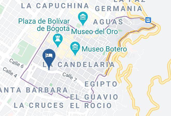 Bogota - Hospedaje El Mirador De Pueblo Viejo Maps