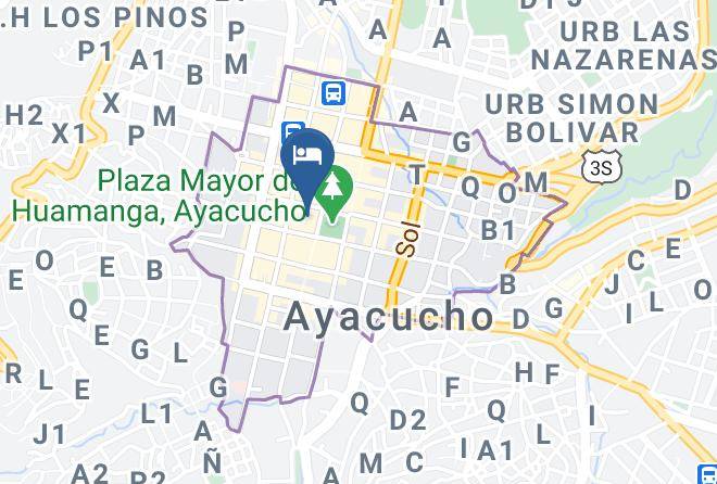 Huamanga - Hospedaje El Parque Maps