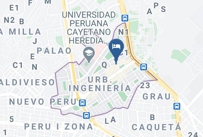 San Martin De Porres - Hospedaje El Remanso Maps