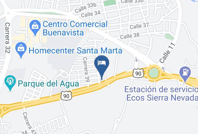 Santa Marta - Hospedaje El Remanso Maps