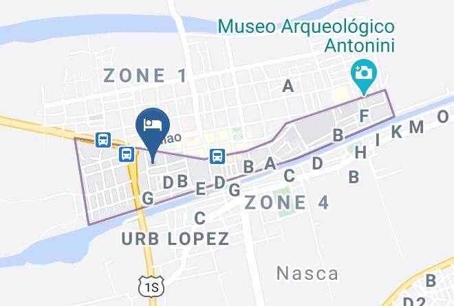 Nazca - Hospedaje El Telar Maps