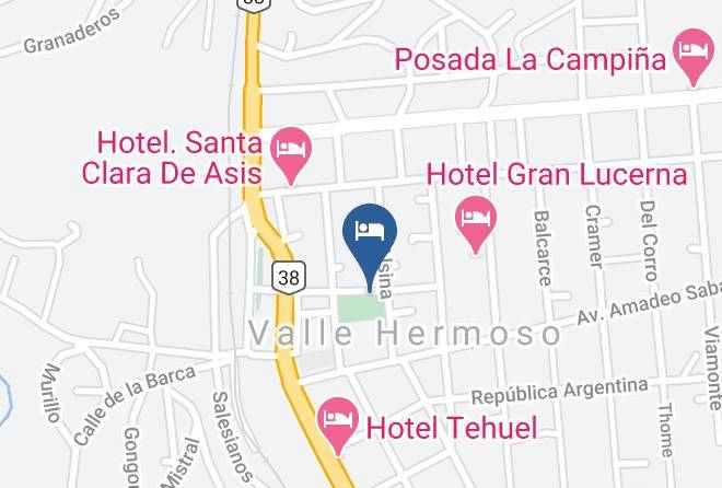 Punilla Department - Hospedaje El Vallecito Maps