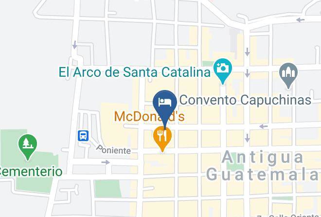 Antigua Guatemala - Hospedaje El Viajero Antigua Maps