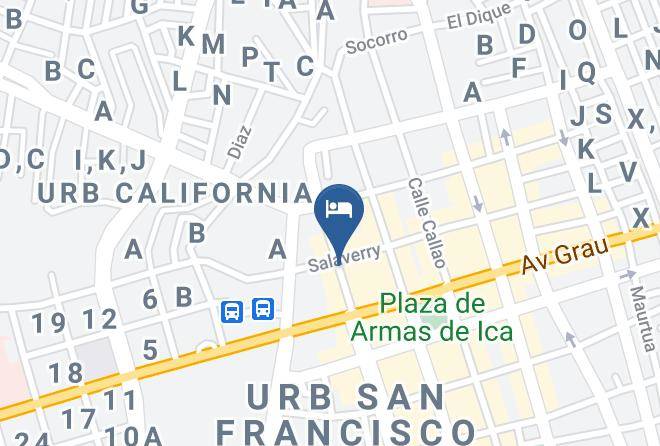 Ica - Hospedaje Escorpion Maps