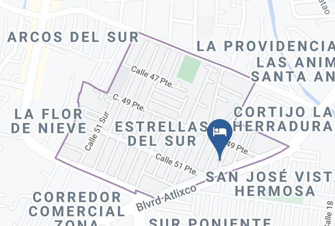 Puebla Estrella Del Sur - Hospedaje Estrella Maps