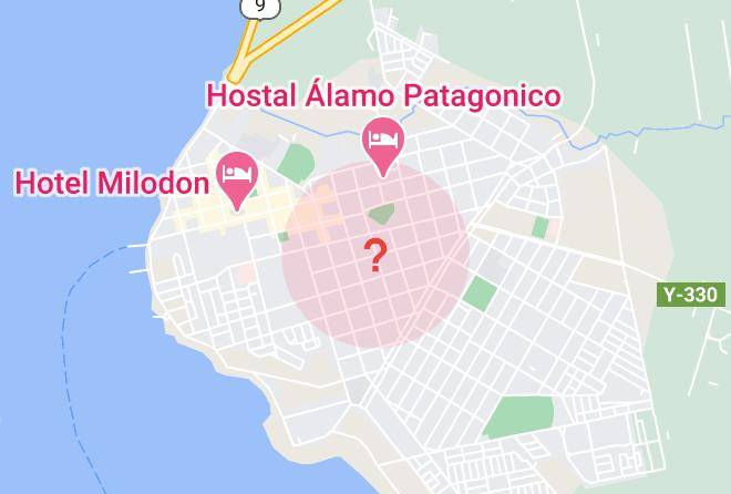 Ultima Esperanza Province - Hospedaje Estrellita Puerto Natales Chile Maps