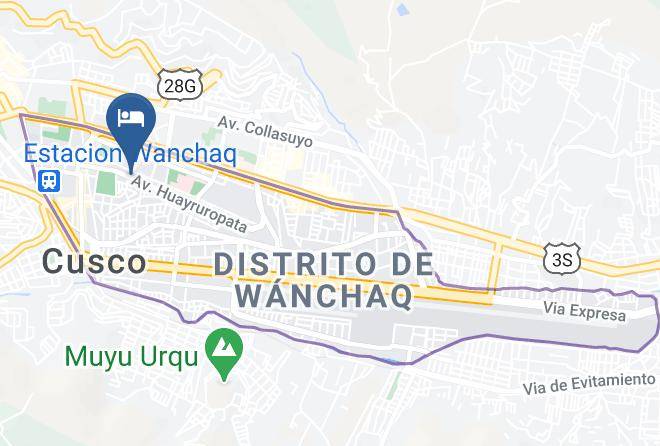Wanchaq - Hospedaje Familiar Cusco Paz Maps
