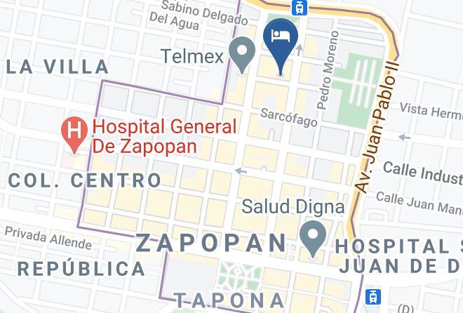 Zapopan - Hospedaje Familiar Lupita Maps