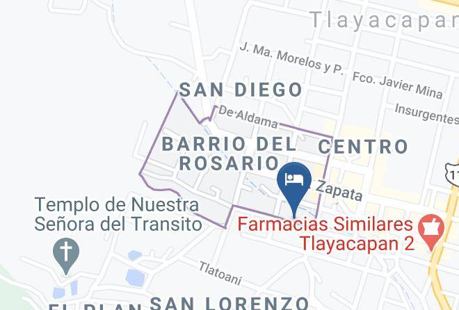 Tlayacapan - Hospedaje Familiar Tlaxcolpan Maps