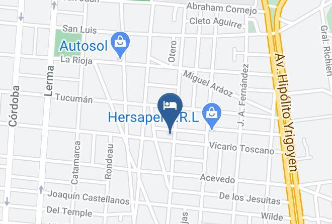Salta - Hospedaje Flavio Maps