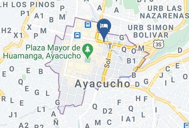 Huamanga - Hospedaje Flores Maps