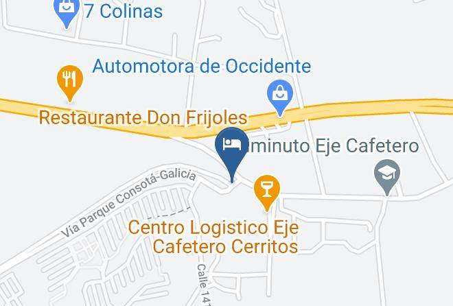 Pereira - Hospedaje Galicia Maps