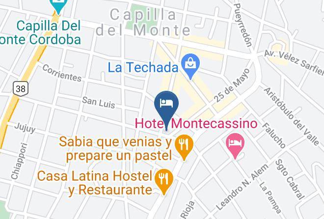 Punilla Department - Hospedaje Galicia Maps