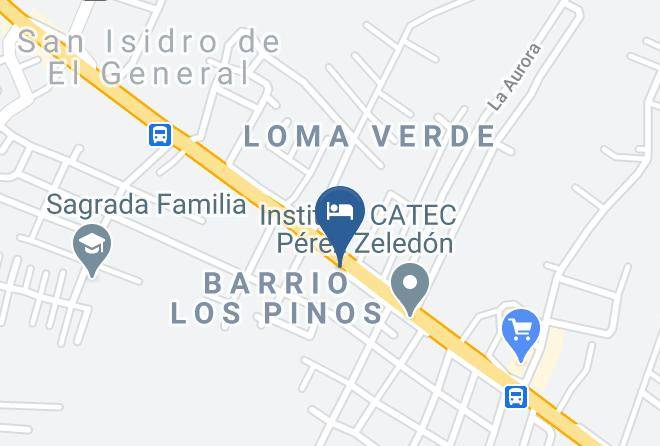 Perez Zeledon - Hospedaje Garcia Maps