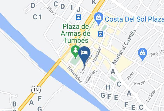 Tumbes - Hospedaje Gran Imperial Tumbes Maps