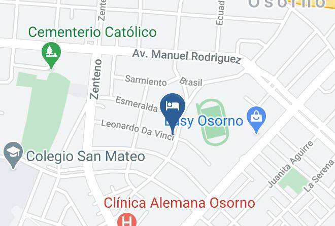 Osorno Province - Hospedaje Hain Maps