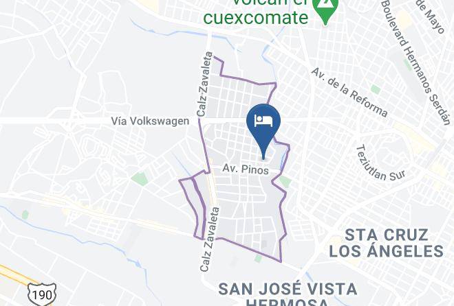 Puebla Santa Cruz Buenavista - Hospedaje Jendilu Maps