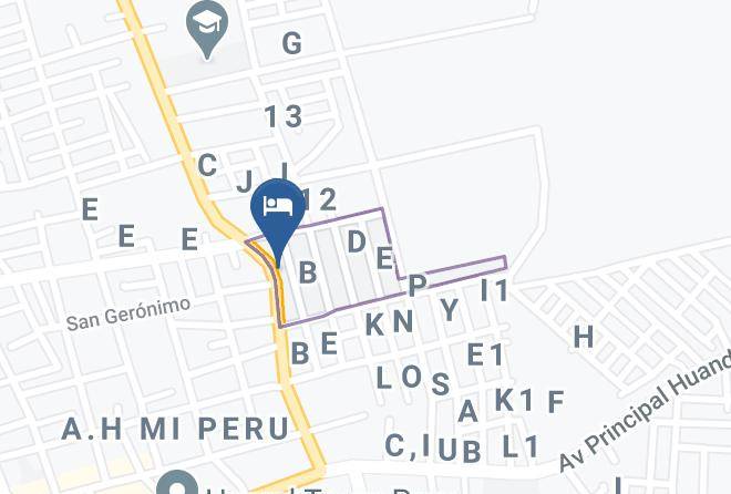 Huaral - Hospedaje Keiko Maps
