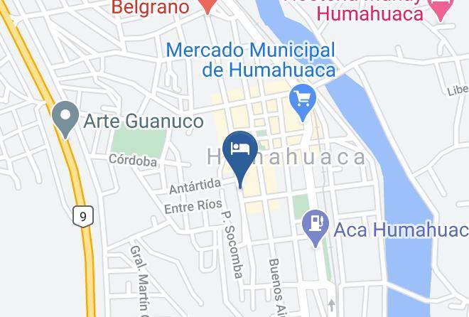 Humahuaca - Hospedaje Kuntur Wasi Maps