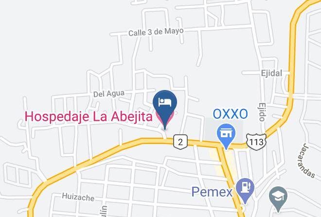 Yautepec - Hospedaje La Abejita Maps