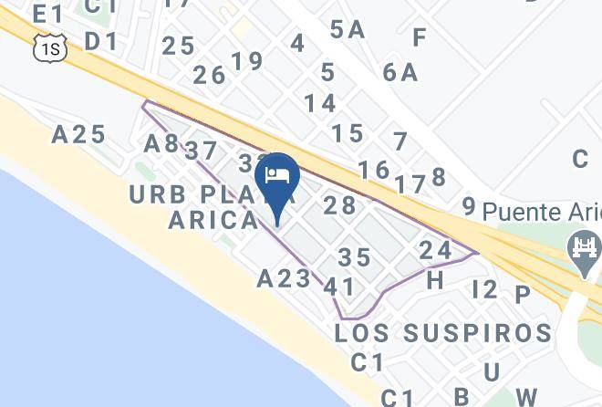 Lurin - Hospedaje La Bonita Maps