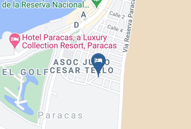 Pisco - Hospedaje La Caida Del Sol De Paracas Maps